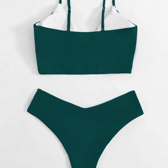 Neon Pink V neck bikini swim Beach - Picture 9 of 16